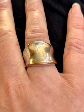 Sterling Silver SaddleRing Women's Ring size 7